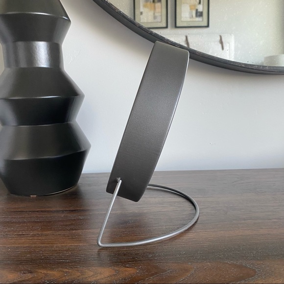 Rae Dunn Pewter Metal Desk Clock - Picture 3 of 7